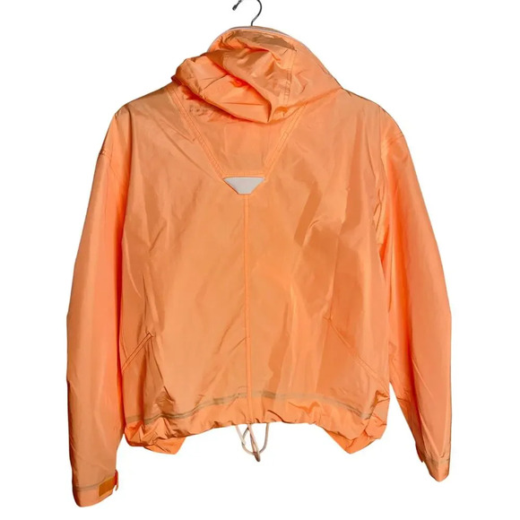 Free People Movement New Rain And Shine Jacket size Small Morning Sun Orange - Picture 4 of 12